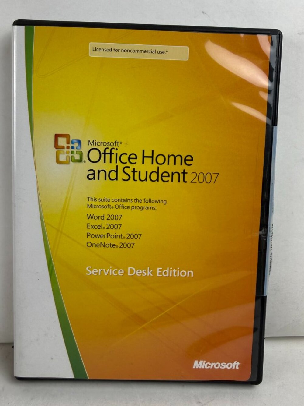 Microsoft Office Home and Student 2007 Service Desk Edition Word Excel PC Disc